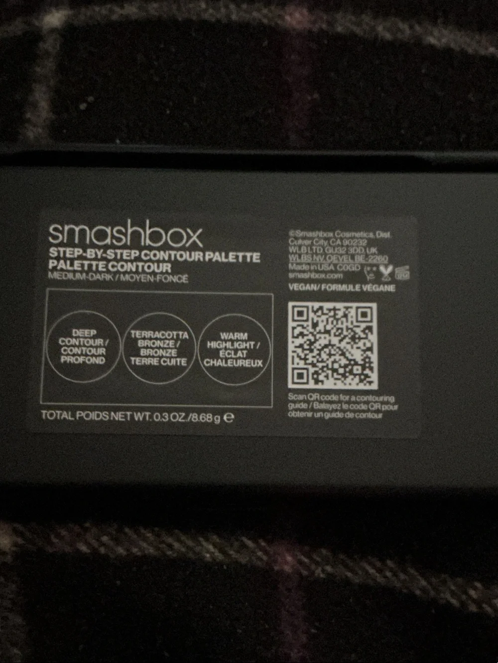 Smashbox Contour Palette in Black with Copper Accents
